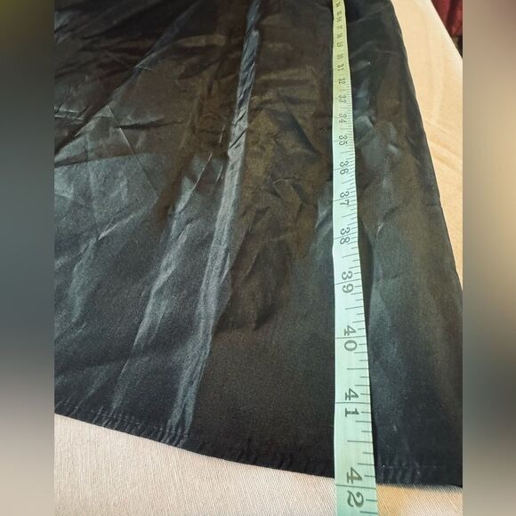 VTG Scott McClintock Woman 16 Shiny Black Y2K  W Maxi Skirt  Goth, Whimsy‎ Goth - Picture 6 of 7